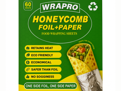 HONEYCOMB FOIL PAPER WRAPPING SHEETS